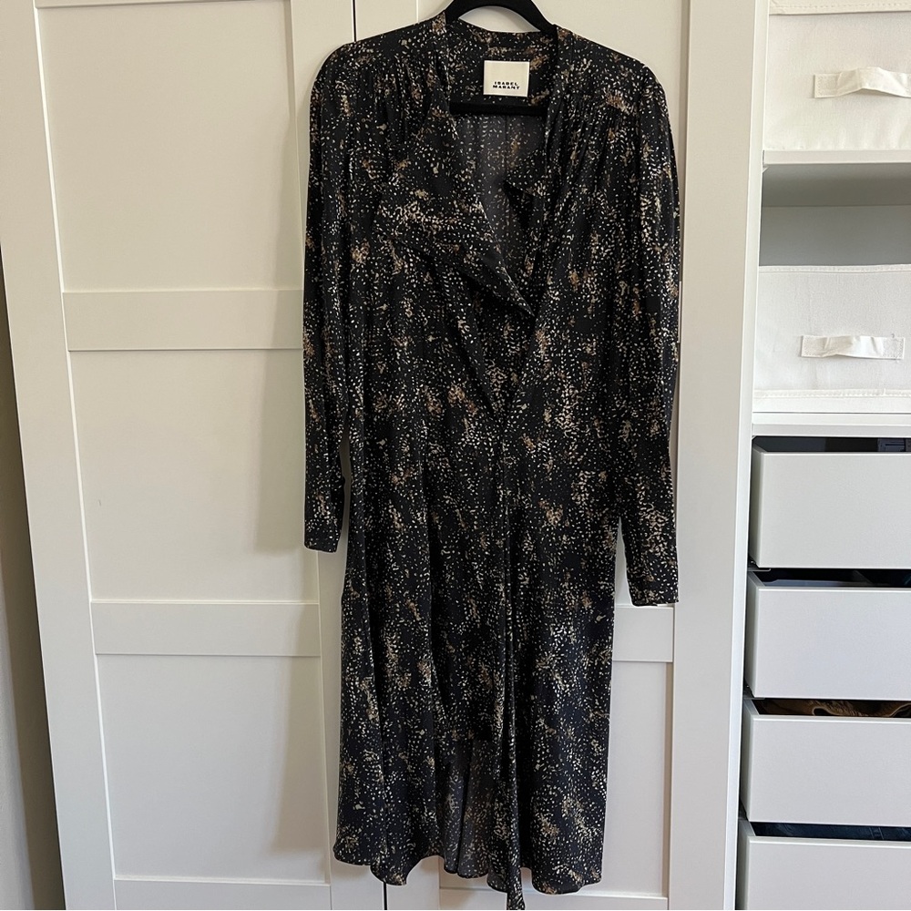 Isabel Marant Umaima Dress in Black 40 FR/8 US